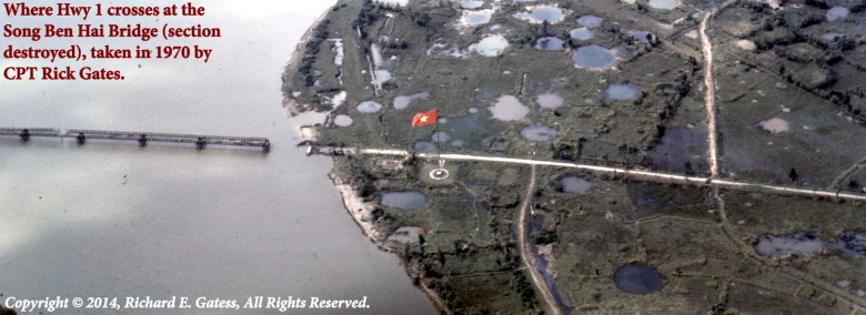 Vietnam Battlefield Tours, Song Ben Hai Bridge as it appeared in 1970 Vietnam Battlefield Tours, Song Ben Hai Bridge as it appeared in 1970